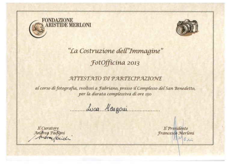 modelli di attestati di partecipazione da scarica